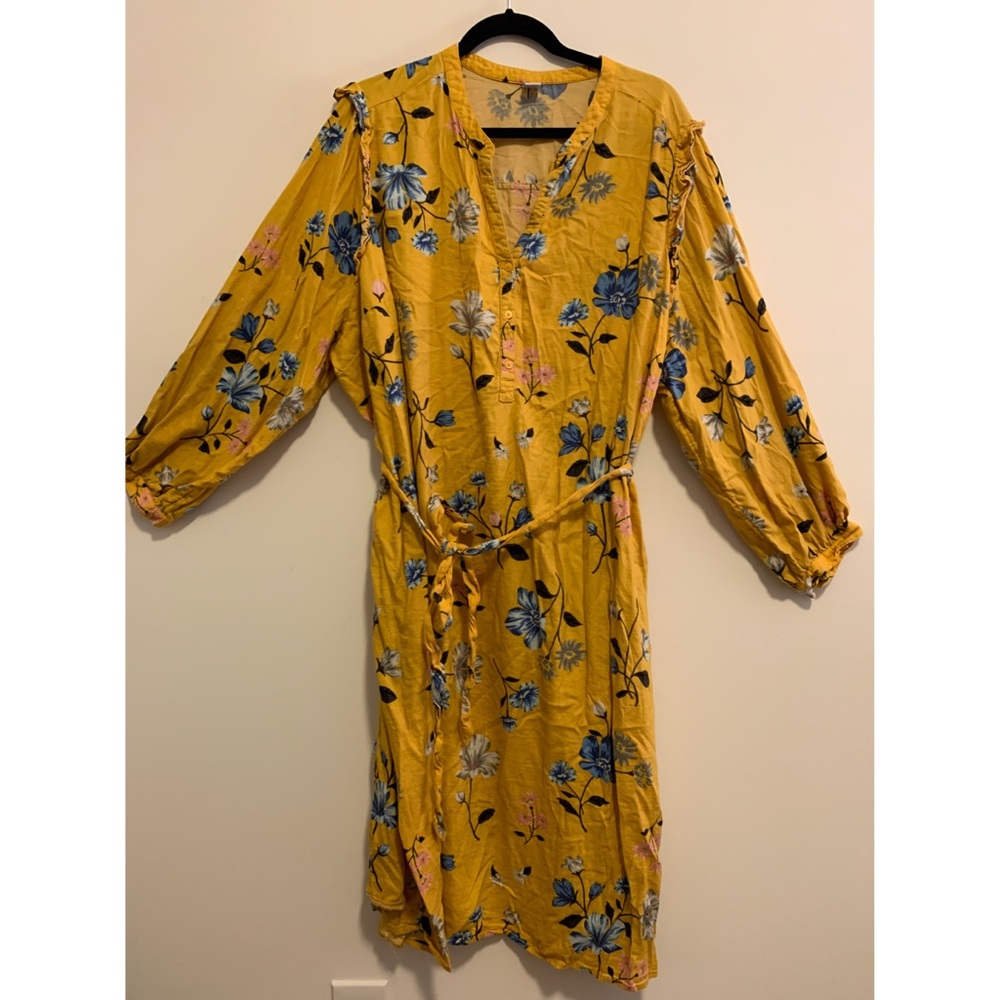 Old Navy 4X Long Sleeve Floral Dress